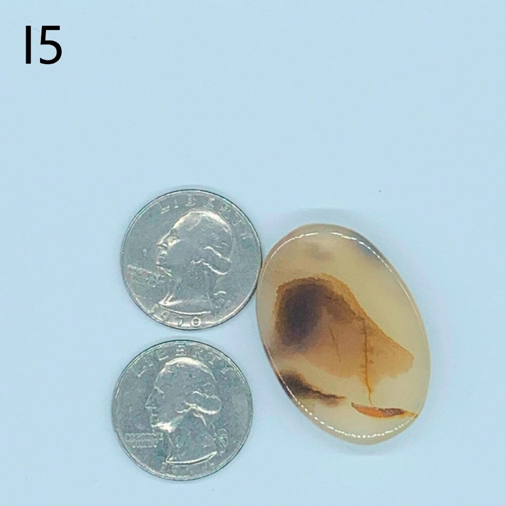 Hill---Natural Scenic Agate, Jewelry Making Stones